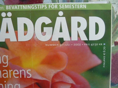 TRÄDGÅRD, NR 9, 2002,