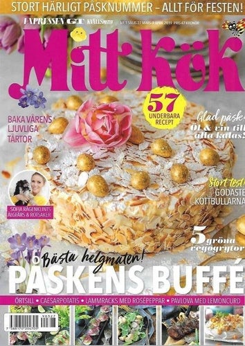 Mitt kök nr 1 2019 -Vegogrytor/Örtsill/Pavlova med lemoncurd