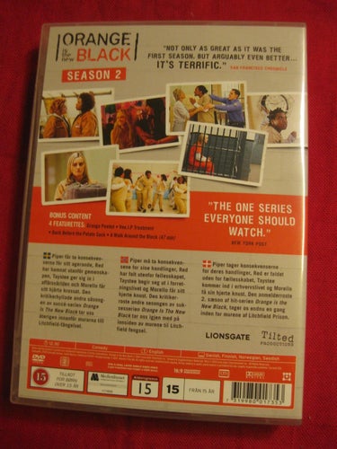ORANGE IS THE NEW BLACK - SÄSONG 2  - 5 DISC  DVD - TV-SERIE - CA 12,5 TIM