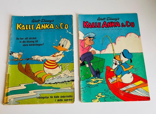 Walt Disney´s Kalle Anka & C:o  . Nr 24 , 26 , 27 ,43, 47 & 48 - 1965