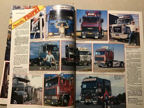 TRAILER NR 10 1984 POSTER EMANUELSSONS TRANSPORTER ,LINDHJEM i LARVIK