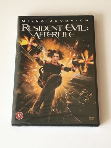 Resident evil: Afterlife (2010 av Paul W.S. Anderson). Inplastad DVD