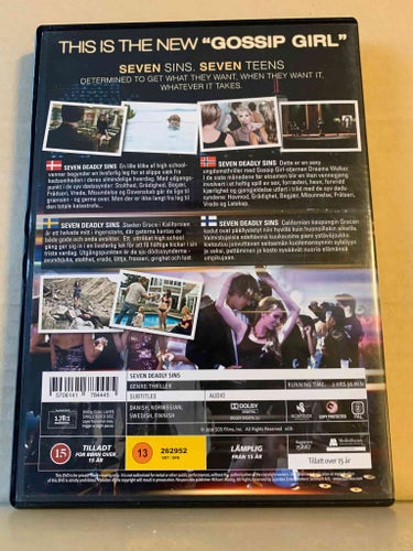 Seven deadly sins, Dvd