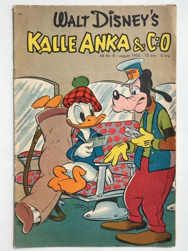 Kalle Anka - 1952:8. VG