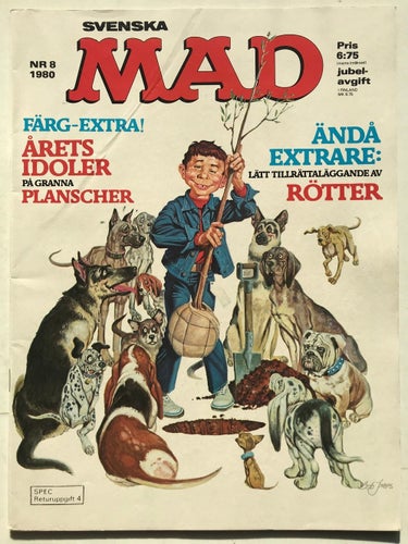 MAD - 1980:8 FN-VF med planscher