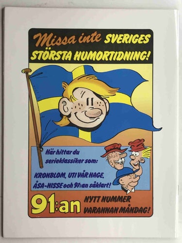 91:an Karlsson Julalbum 1990: NM- med pren.kupong