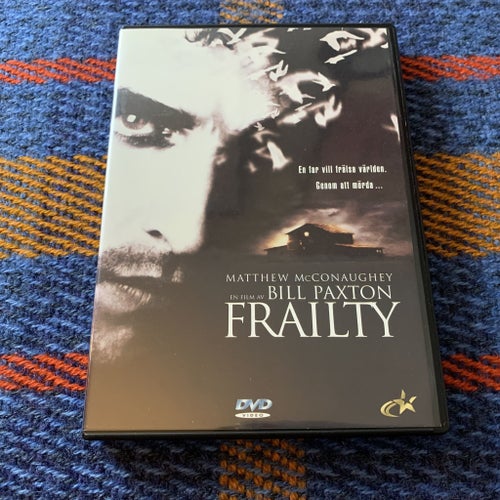 Frailty | DVD | 2001 Matthew McConaughey Bill Paxton