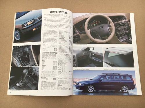 VOLVO Tillbehör Broschyr / Tillbehörsbroschyr V70 V70XC