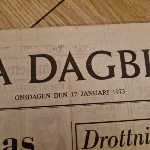 Svenska Dagbladet från 1973