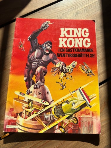 King Kong Comic 1977 - I EN GASTKRAMANDE AVENTYRSBERÄTTELSE!