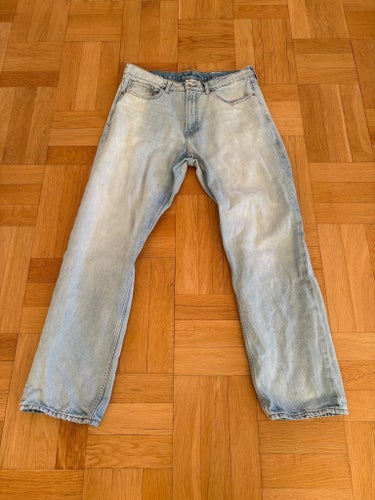 Vailent ljusblå loose jeans herr L