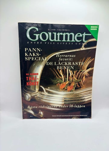 Gourmet Nr 1 1988 – Pannkaksspecial • Thaiköket • Resguide Bangkok