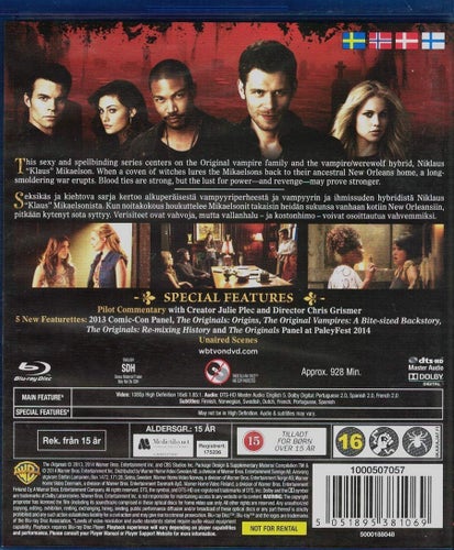 THE ORIGINALS - Säsong 1 - Blu-ray - Ny och Inplastad