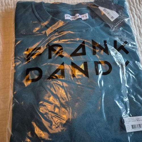 Frank Dandy petrolfärgad sweatshirt, stl L