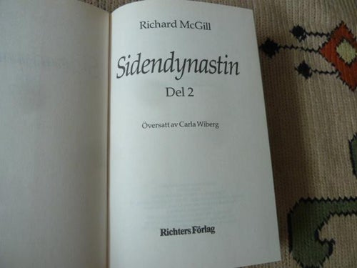 SIDENDYNASTIN, DEL. 2, R. McGILL, 1989,  BÖCKER