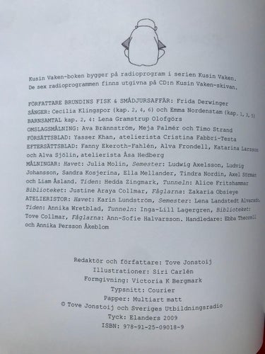 KUSIN VAKEN-BOKEN Tove Jonstoij 2009