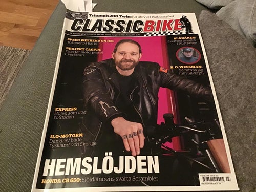 CLASSIC BIKE NR 3 2018 HONDA CB 650 TRÄHÄST,MONARK,LAMBRETTA,GOGGOS SKOTER