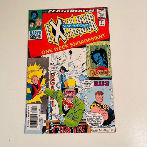 Serietidning - Marvel Comics Excalibur Flashback #1 Comic Book 1997.