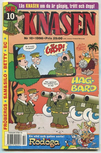 Knasen 1998 nr 10 Fröbergs, Sam & Silo, Hagbard, Rödöga, BC