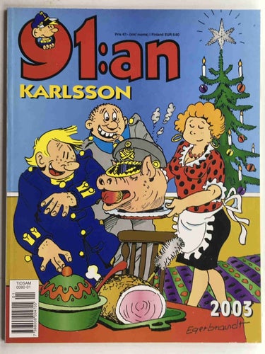 91:an Karlsson Julalbum 2003: Oläst!