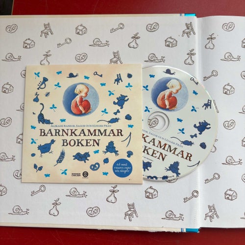 DEN BLÅ BARNKAMMARBOKEN med CD Sara Nyström mfl 2007