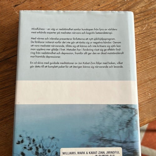 Mindfulness: En väg ur nedstämdhet av Mark Williams, John Teasdale, Zindel
