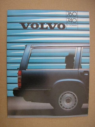 VOLVO Försäljningsbroschyr 745 765 1986