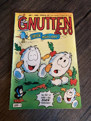 Gnutten & Co nr 1 1985 Förstanummer Förstautgåva