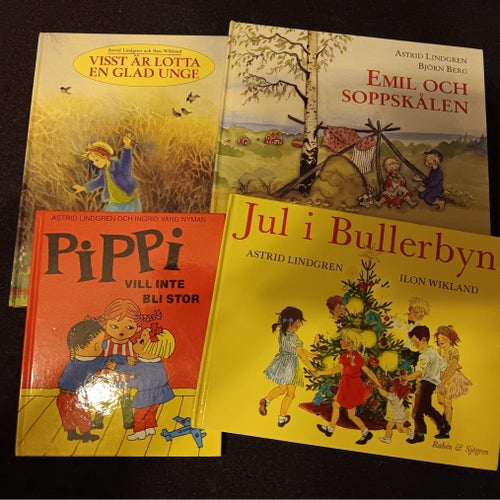 4 x Astrid Lindgren - Emil Bullerbyn