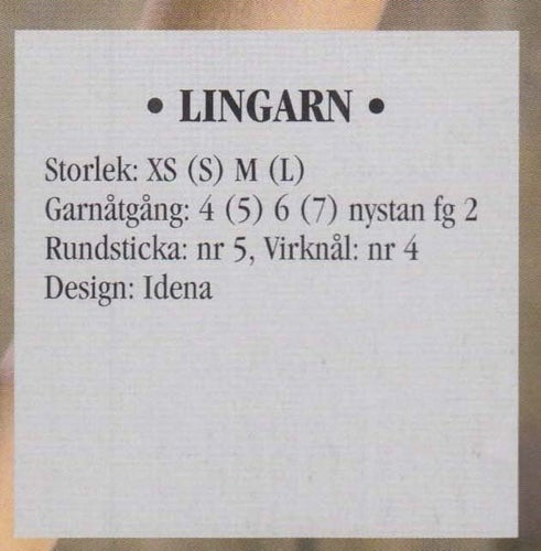 *** STICKMÖNSTER *** DAM *** SÖT TOPP ***