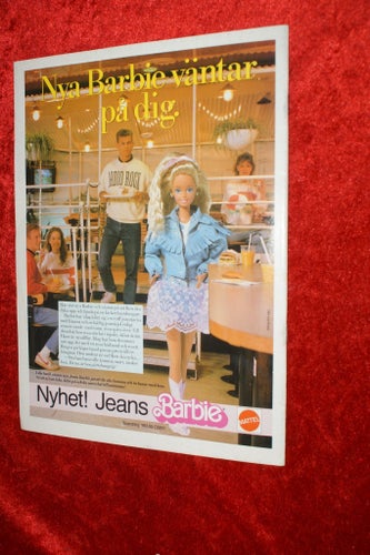 BARBIE 6 1989 SERIER FOTONOVELL HOROSKOP KLÄDER TILL KLIPPDOCKOR KEN & BARBIE Mm