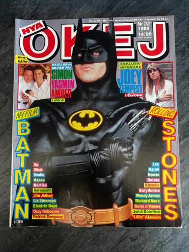 Tidningen OKEJ ! Nr 22 - 1989 .