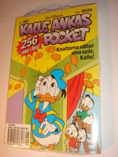 KALLE ANKAS POCKET 163 NY OLÄST INPLASTAD