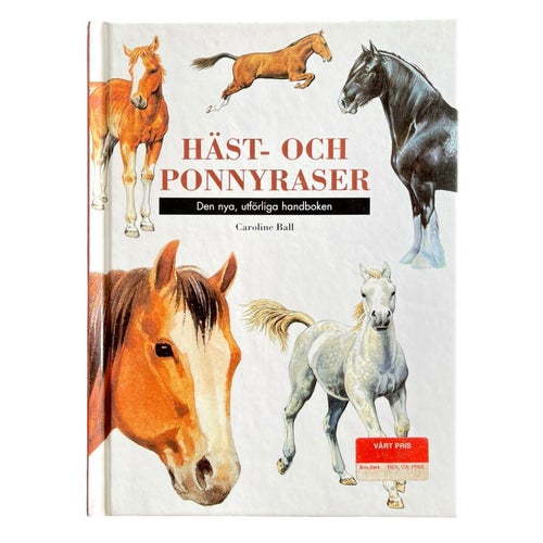 3 BÖCKER - Häst- och Ponnyraser, Kattraser, Akvariefiskar