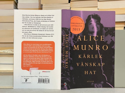Kärlek, vänskap, hat av Alice Munro, bok, Very Fine