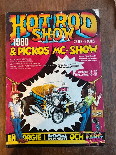 Hot Rod Show 1980 program