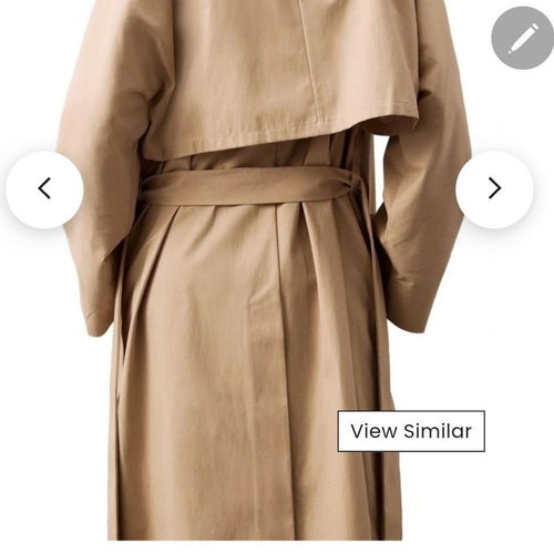 Ny Calvin Klein- coat kappa NWOT coat stl 36/s beige nypris 4000kr Johnells, NK