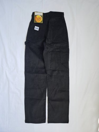 Vintage Lee Painterpants, Svart Manchester Chore W 25 x L 34