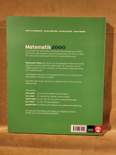 Matematik 5000 av Lena Alfredsson, Kajsa Bråting, Patrik Erixon, Hans Heikne,