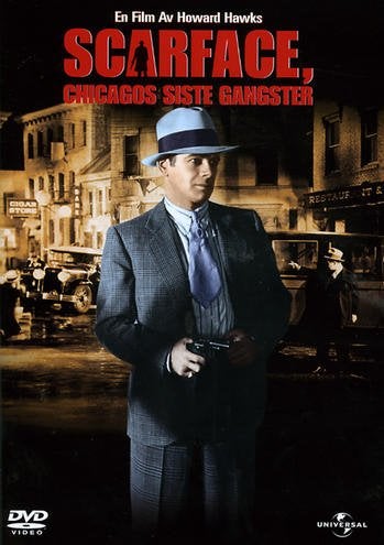 Scarface - Chicagos siste gangster (1932) Howard Hawks med Paul Muni, Ann Dvorak