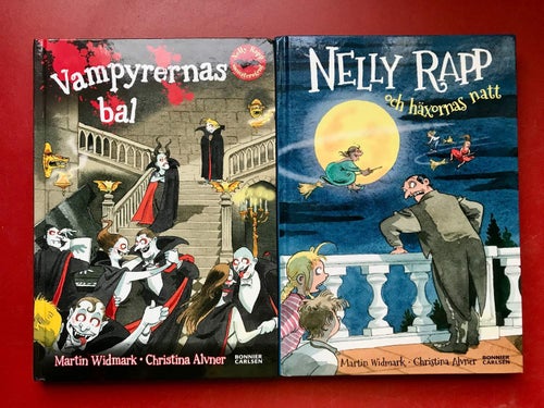 NELLY RAPP MONSTERAGENT Vampyrernas bal + häxornas natt + Monsterakademin