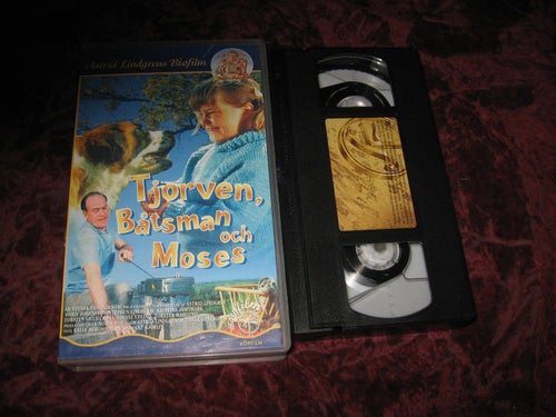 TJORVEN,BÅTSMAN OCH MOSES VI PÅ SALTKRÅKAN (ASTRID LINDGRENS) VHS