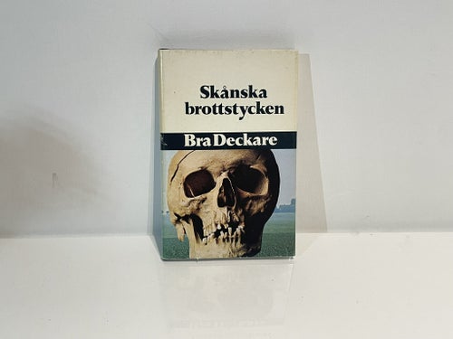 Skånska Brottstycken - bok 1975 deckare noveller antologi 70s 1:a uppl