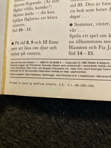 Svenska Sesam 1 - Se upp i backen!