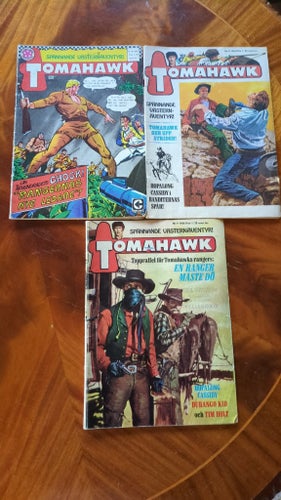 Tomahawk, Spännande Västernäventyr!,nr6 och 9 1966 samt nr21967