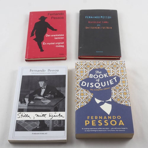 Fernando Pessoa, bokpaket med 4 volymer