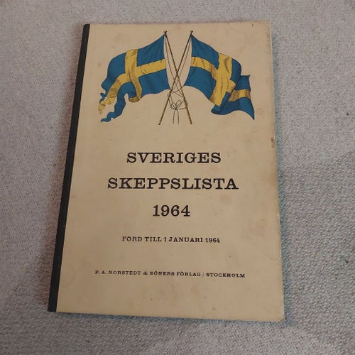 Sveriges Skeppslista 1964