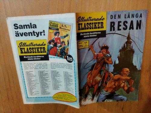 Illustrerade klassiker nr 175 Den långa resan. Very Good