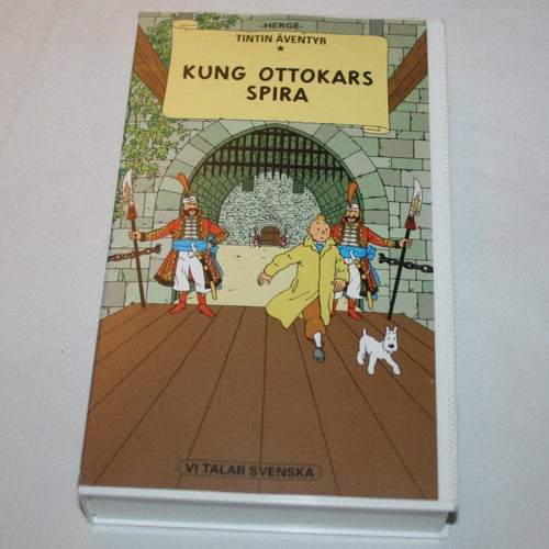 Tintin äventyr - Kung Ottokars Spira - VHS 1991