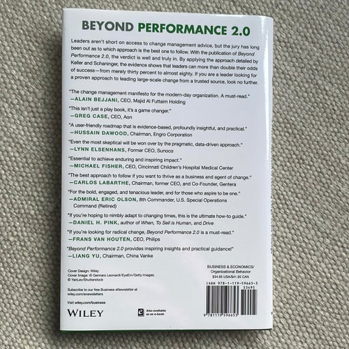Beyond Performance 2.0 - Scott Keller, Bill Schaninger
